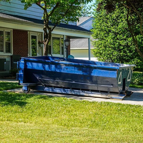 our residential dumpsters can be rented for varying periods depending upon your needs